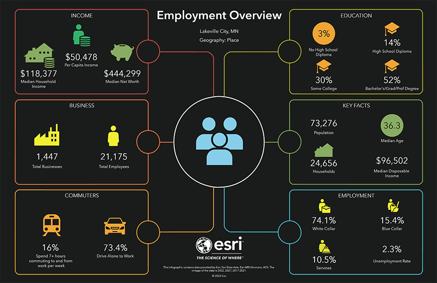 employment overview infographic