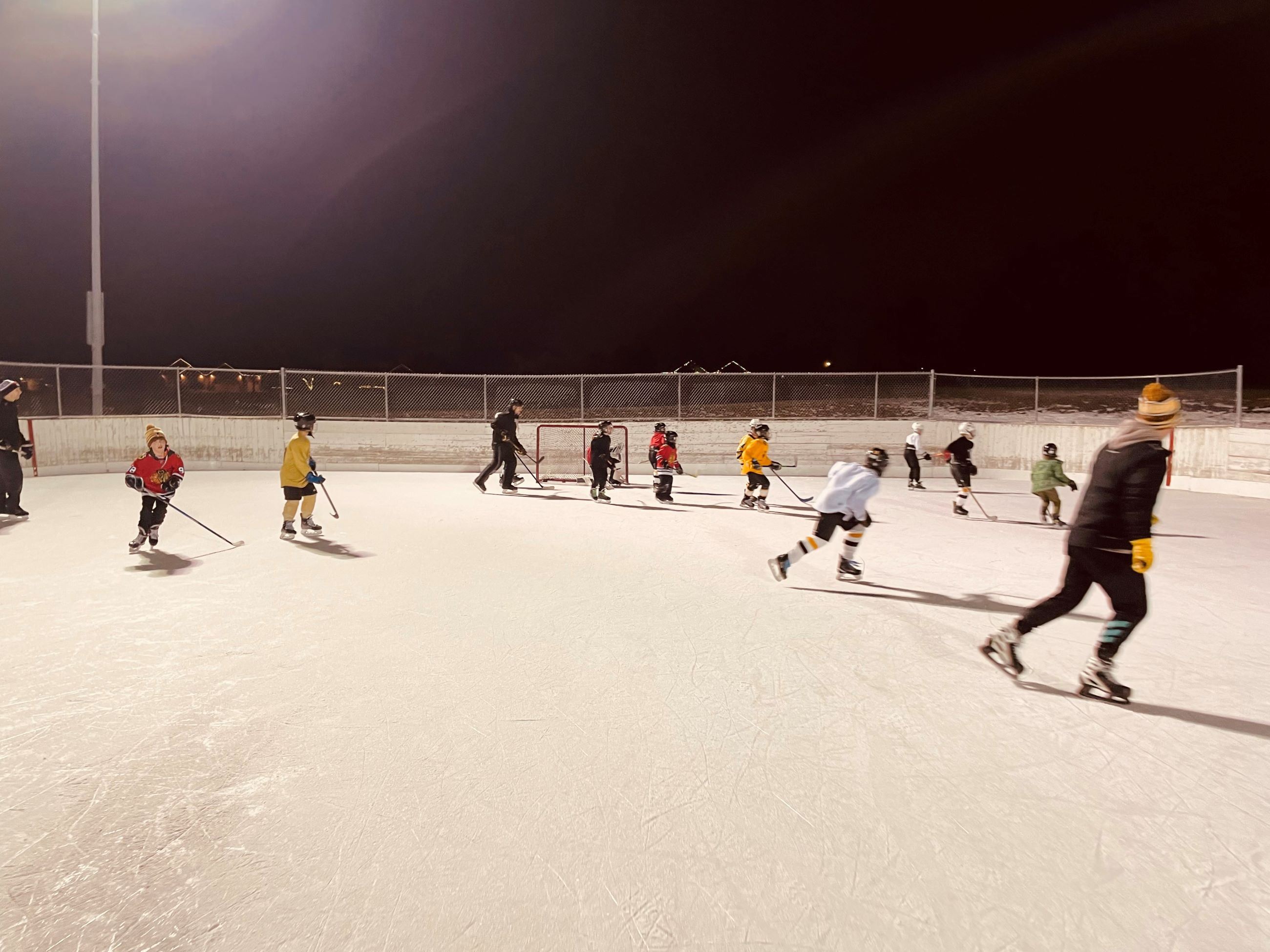 Ice Rink at Night