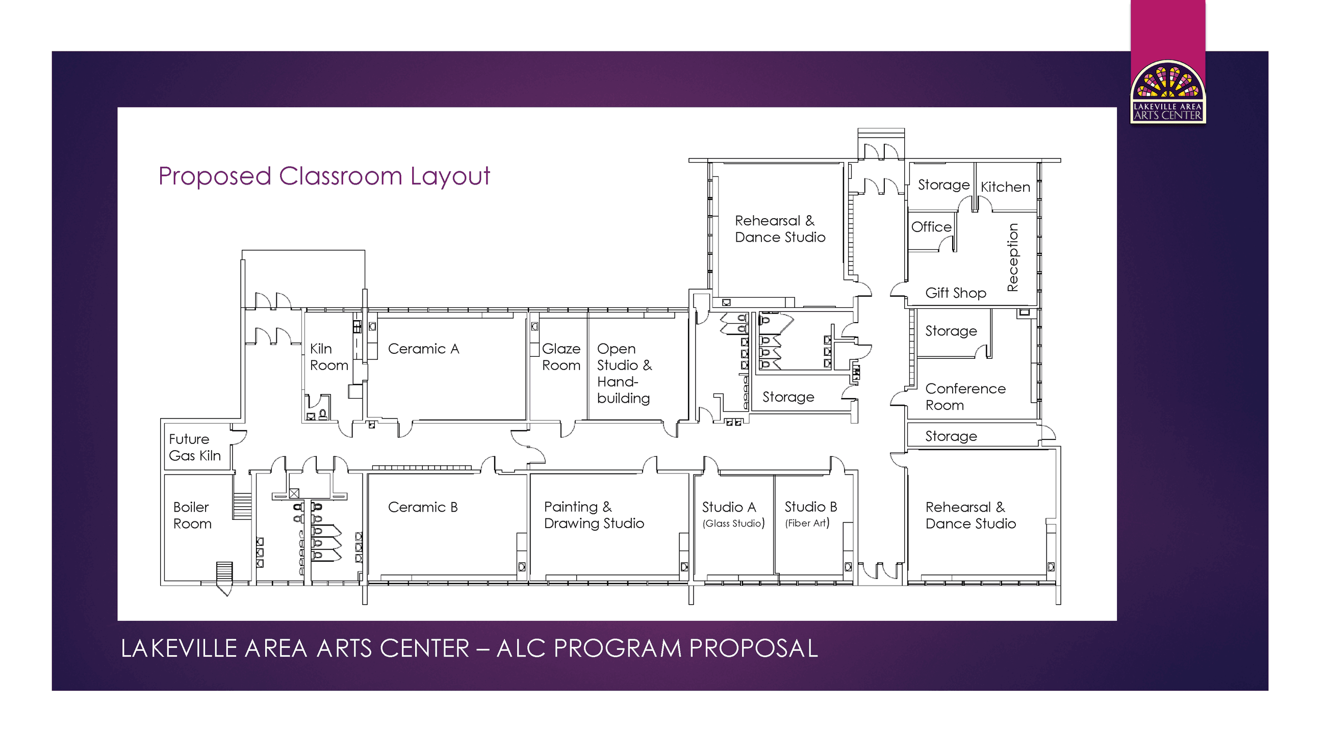 Fine Arts Building classroom layout